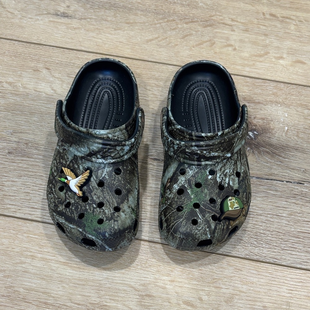 Kids Camouflage Crocs